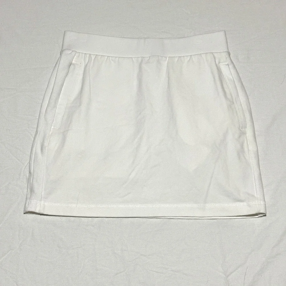 T by Talbots Womens White‎ Skirt Pockets Athleisure Tennis Golf Sporty XS